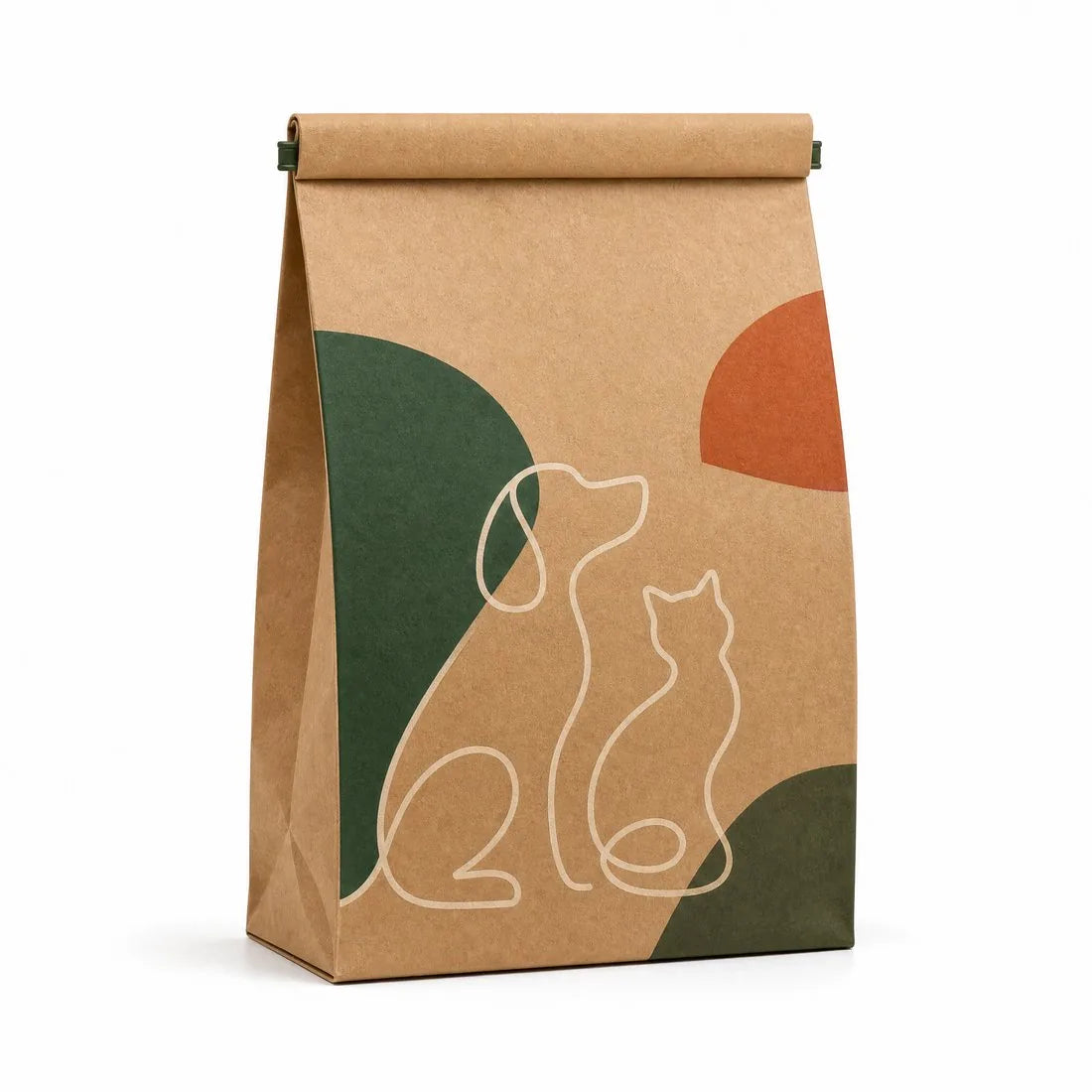Tin-Tie Kraft Treat Pouch