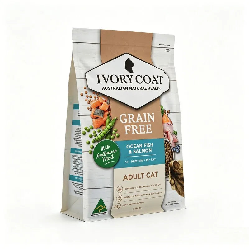 Custom Recyclable Mono-Material Flat-Bottom Pet Food Bag for Cat Food