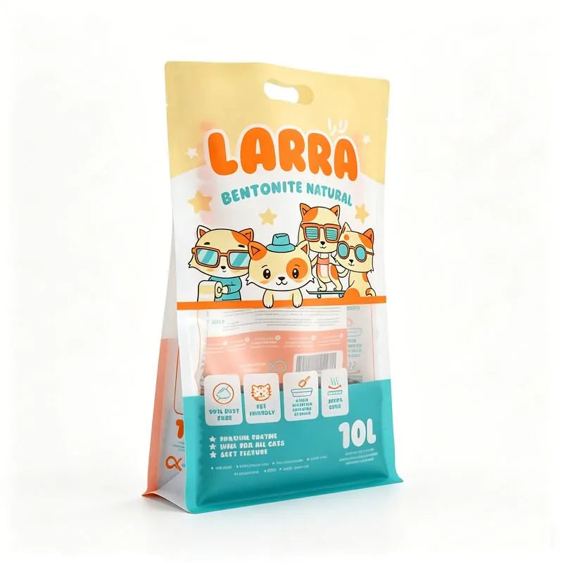 10L Resealable Plastic Cat Litter Packaging Pouches With Private Label Customization